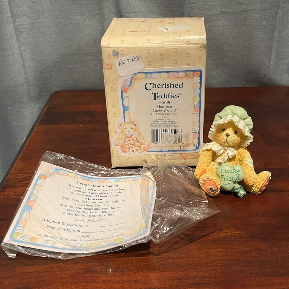 Cherished Teddies "Maureen" Lucky Friend Figurine